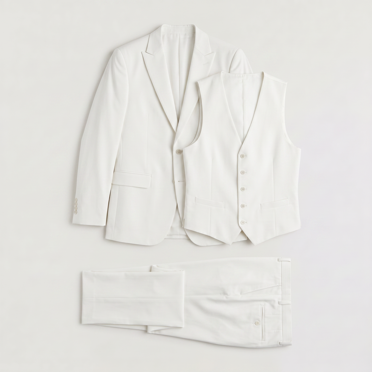 Men's Three-Piece Slim-Fit Suit
