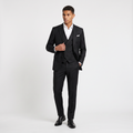 Men's Three-Piece Peak Lapel Suit