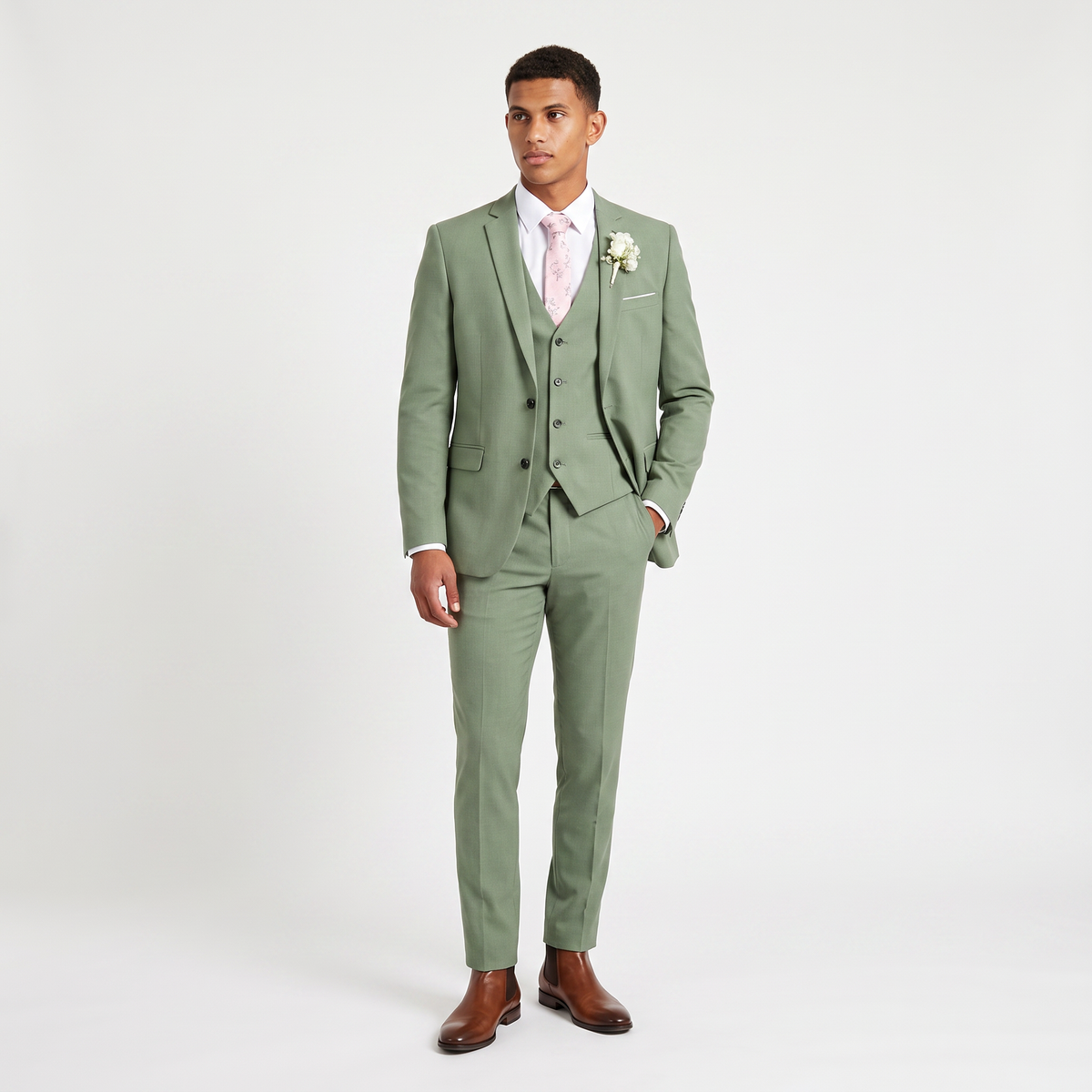 Men's Three-Piece Wedding Suit
