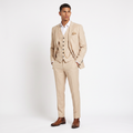 Men's Three-Piece Summer Wedding Suit