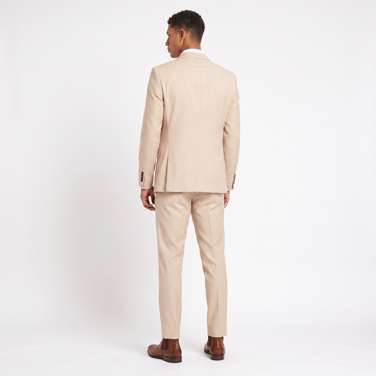 Men's Three-Piece Summer Wedding Suit