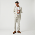 Men's Two-Piece Blazer and Drawstring Trousers Set