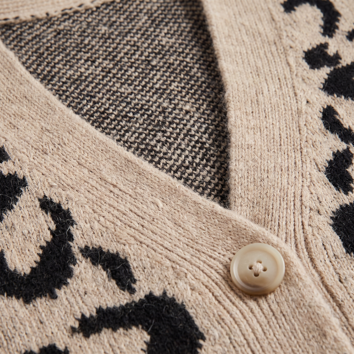 Women's Patterned Button-Front Waistcoat