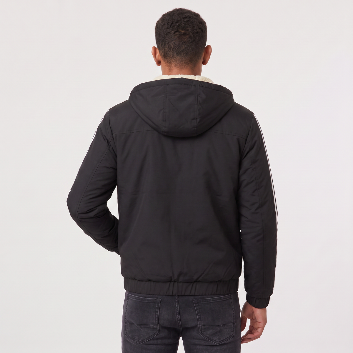 Men's Hooded Padded Bomber Jacket