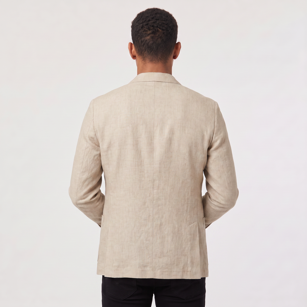 Men's Linen-Blend Relaxed Blazer