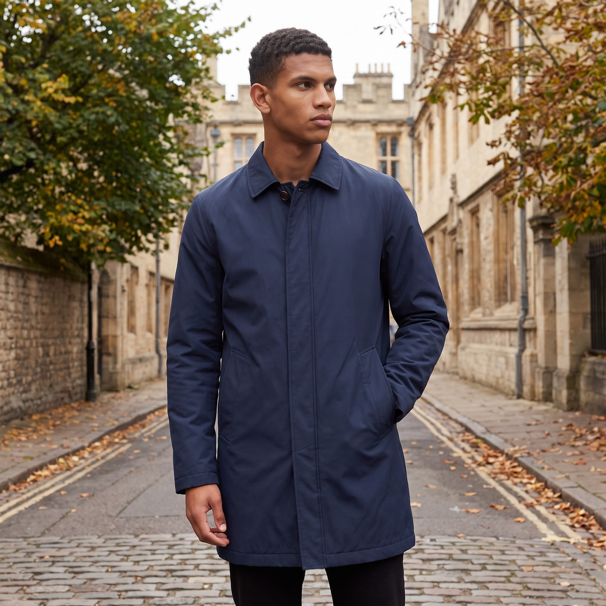 Men's Lightweight Water-Proof Trench Coat