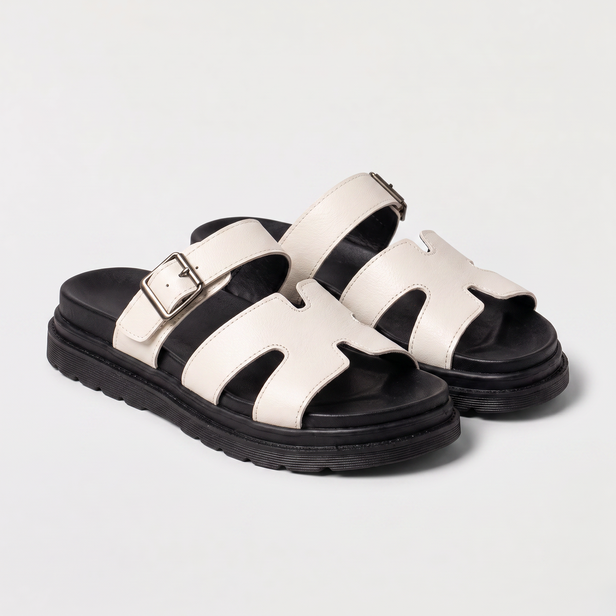 Women’s Orthopedic Platform Sandals with Adjustable Buckle