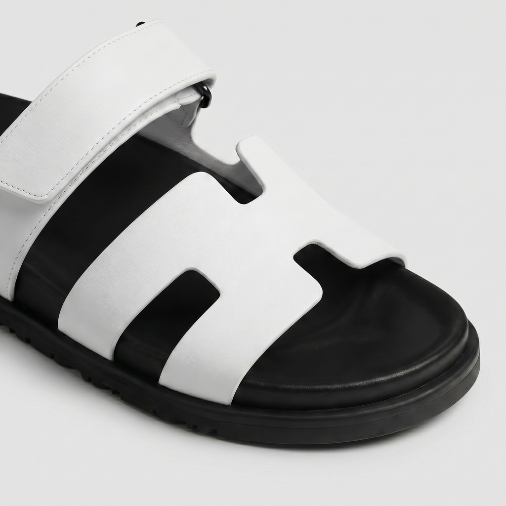 Women's Double Strap Flat Slide Sandals