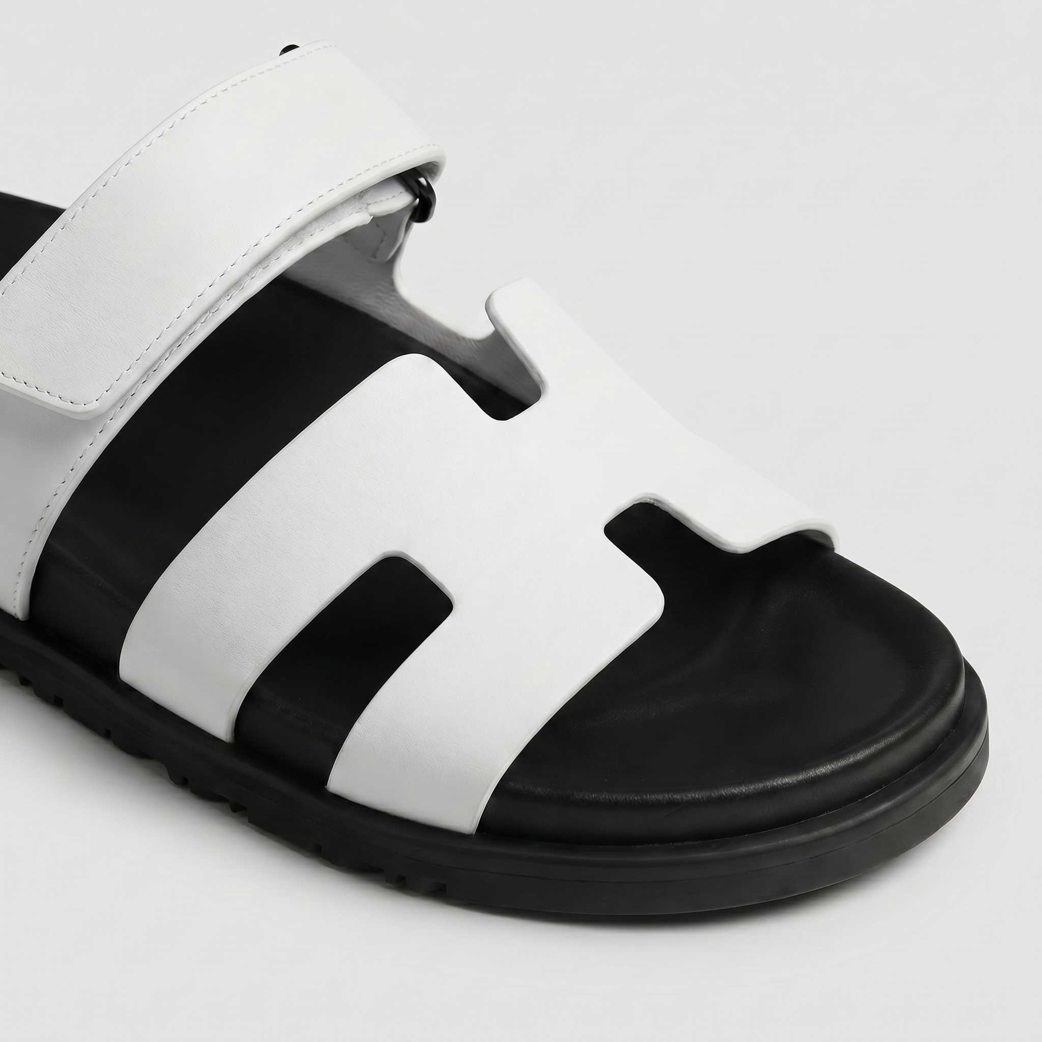 Women's Double Strap Flat Slide Sandals