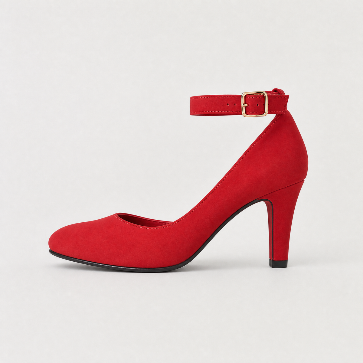 Women’s Ankle-Strap Block Heel Pumps