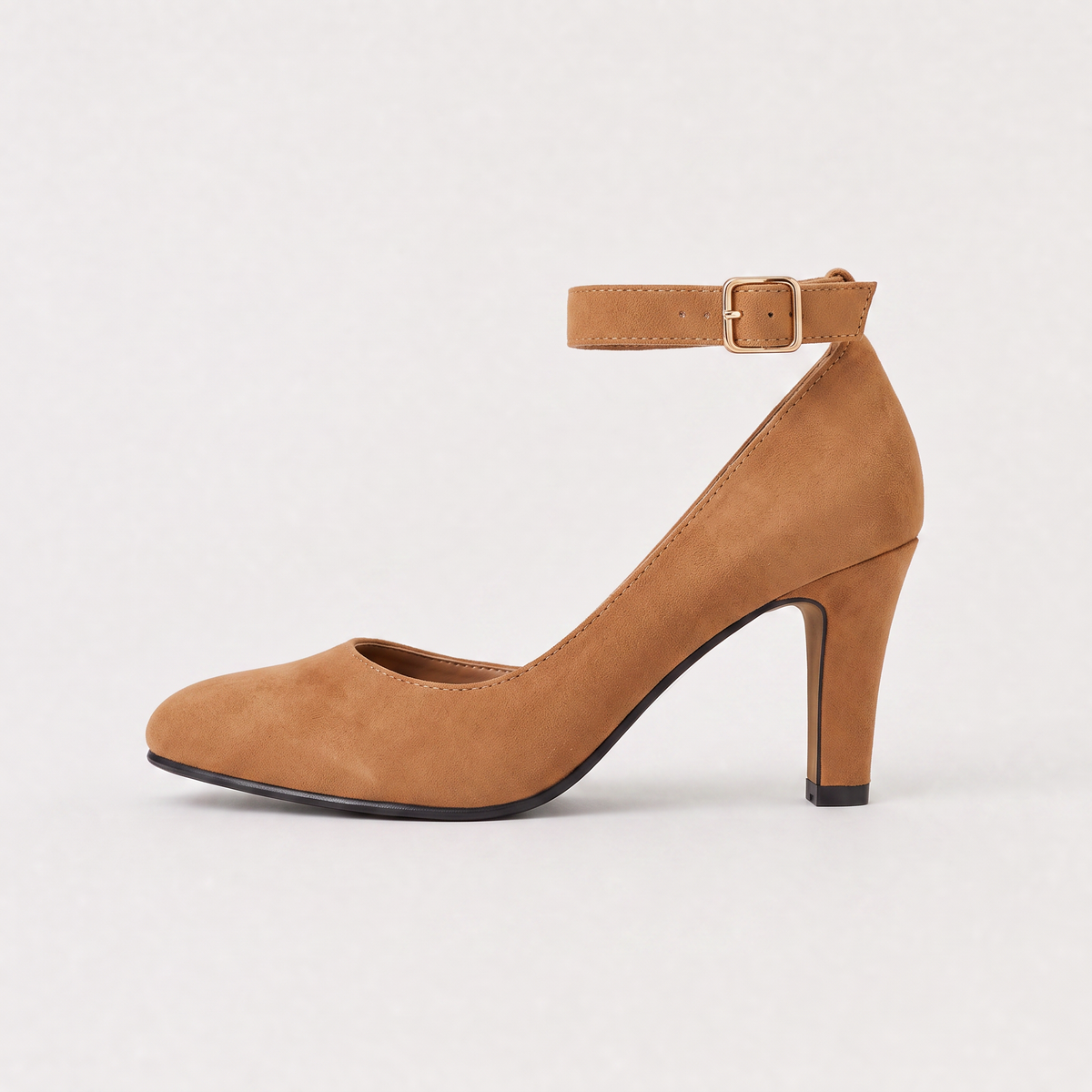 Women’s Ankle-Strap Block Heel Pumps