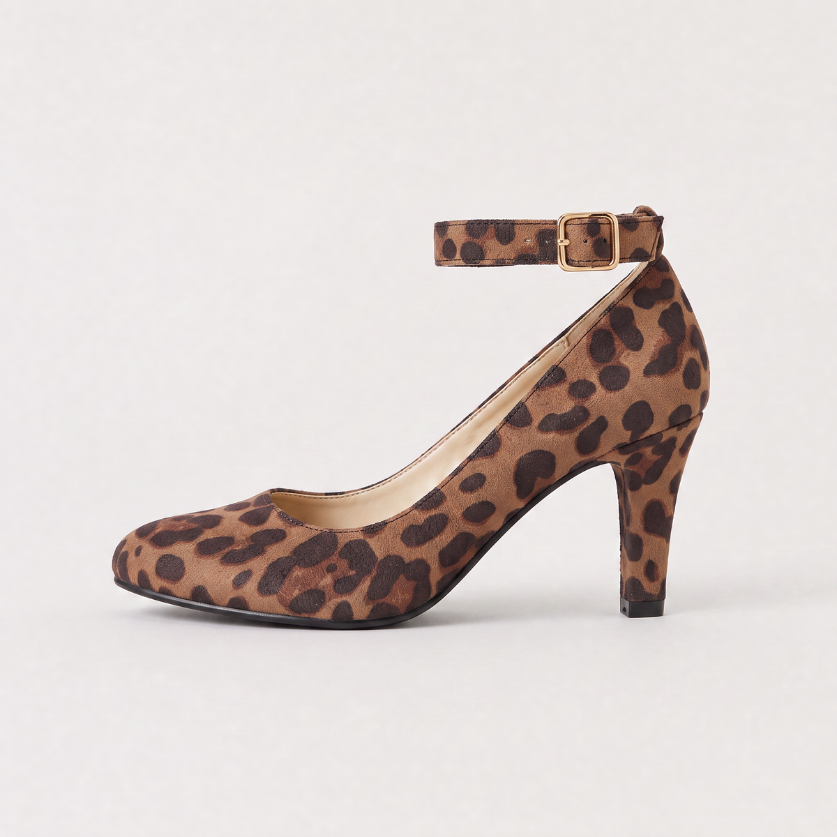 Women’s Ankle-Strap Block Heel Pumps