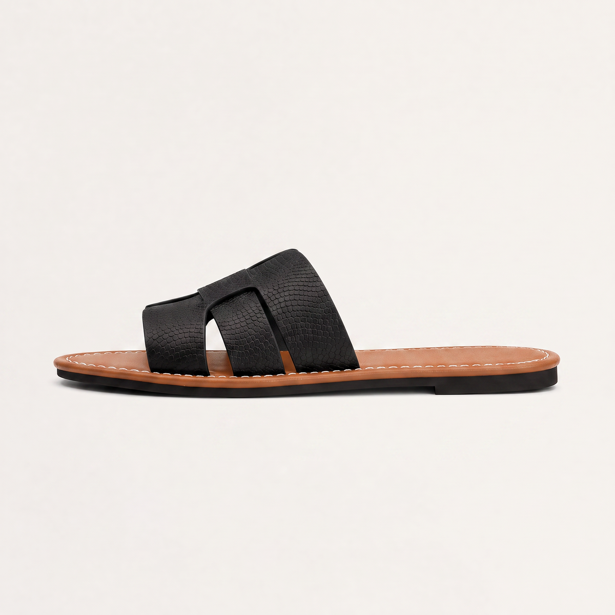 Women’s Flat Slide Cushioned Sandals