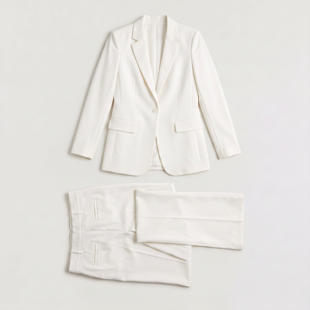 Women’s Tailored Blazer and Wide-Leg Trouser Set