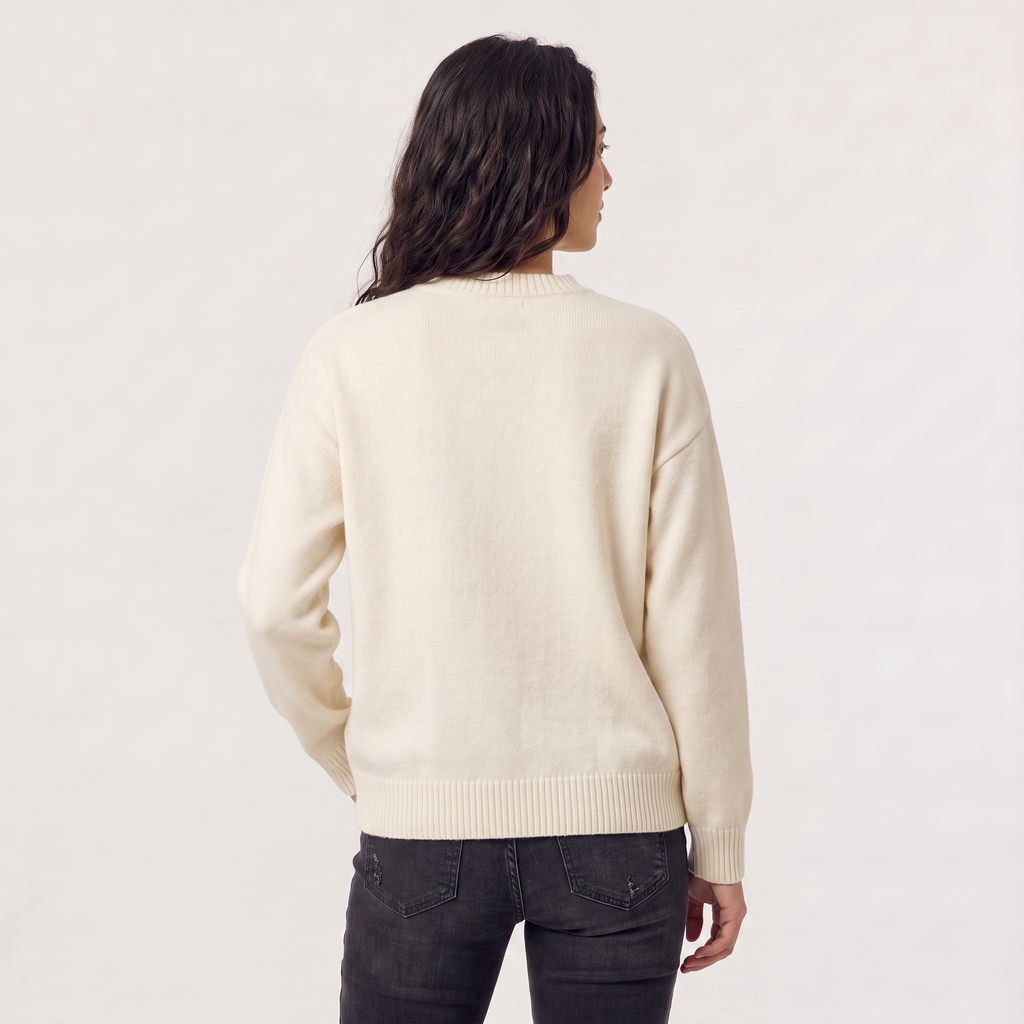 Women's Heart Detail Knitted Jumper