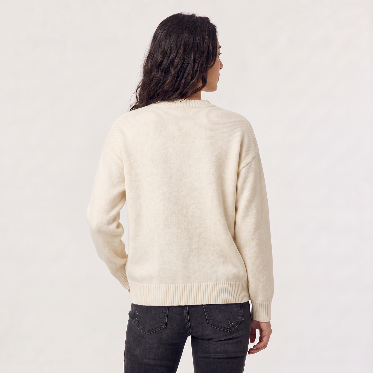 Women's Heart Detail Knitted Jumper