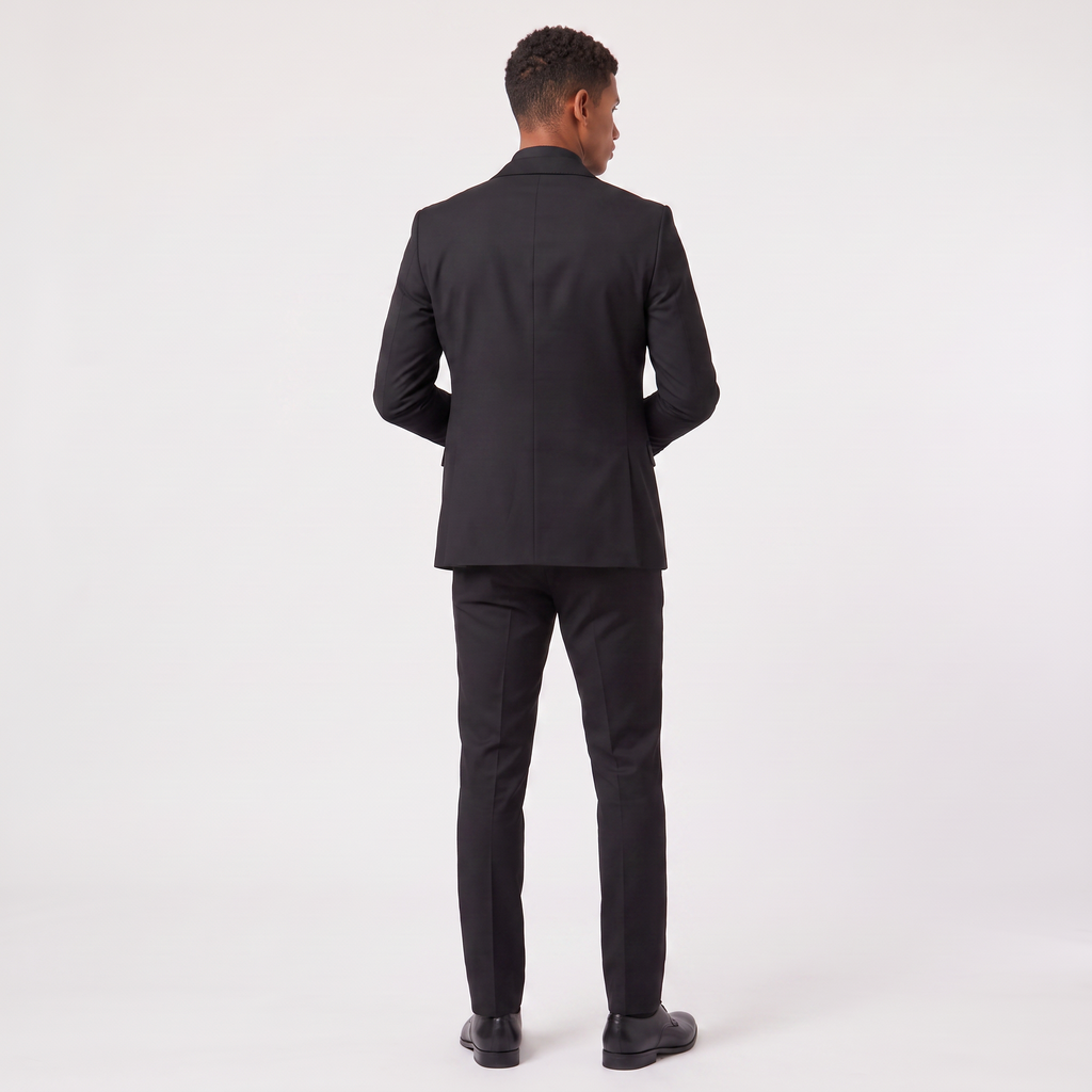 Men's Double-Breasted Slim Fit Three-Piece Suit