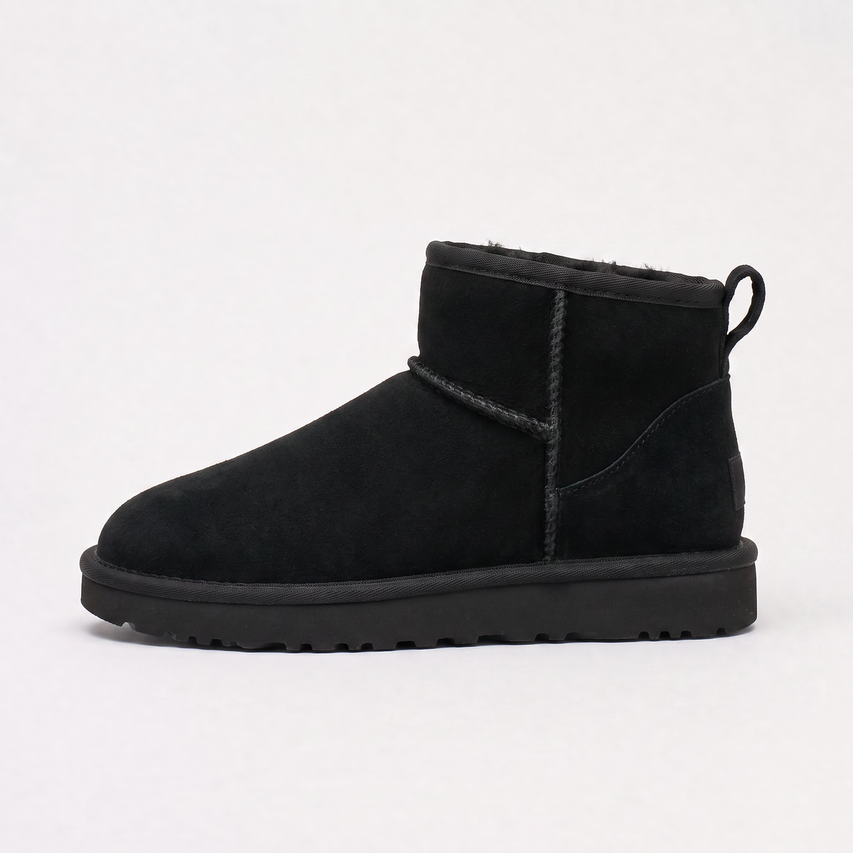 Women's Shearling-Lined Suede Ankle Boots