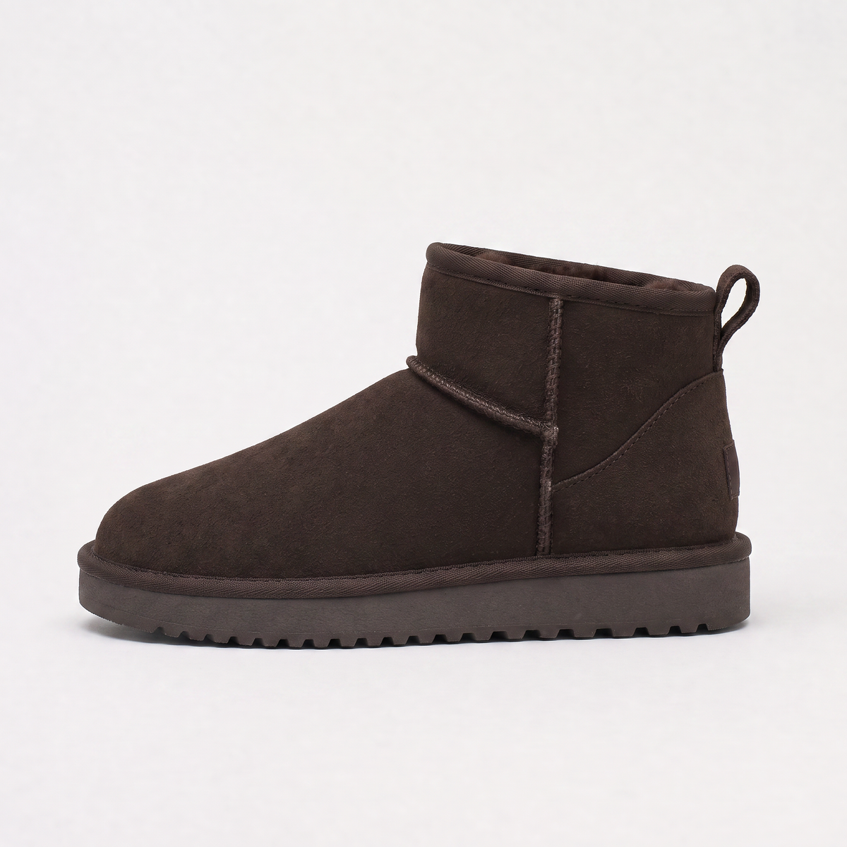 Women's Shearling-Lined Suede Ankle Boots