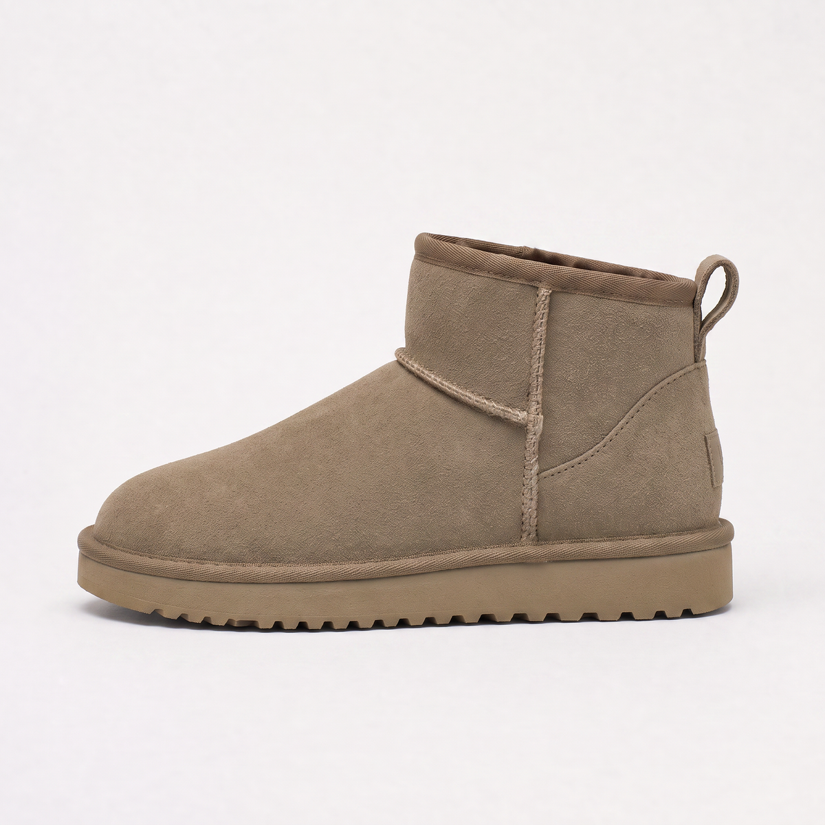 Women's Shearling-Lined Suede Ankle Boots