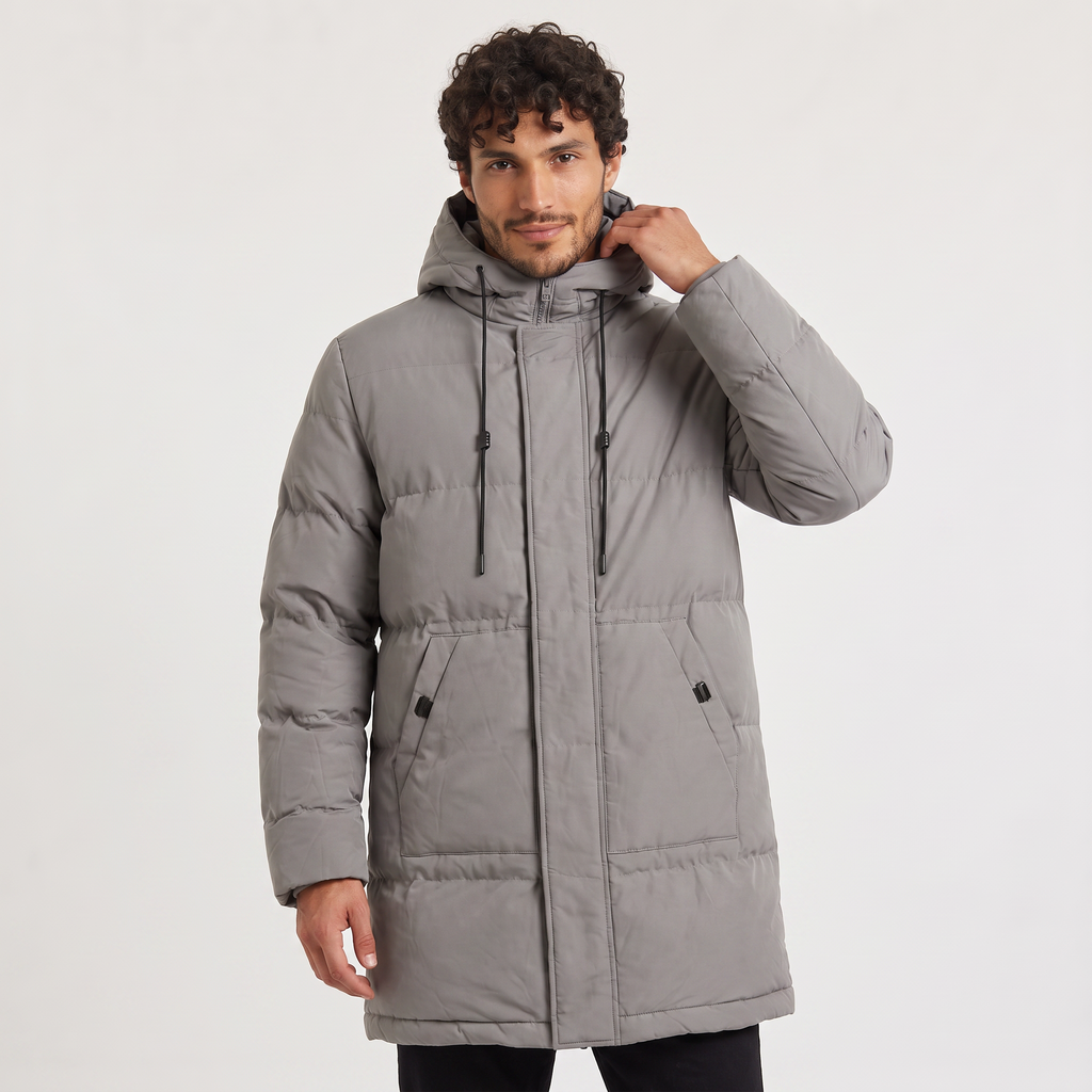 Men's Winter Hooded Padded Parka