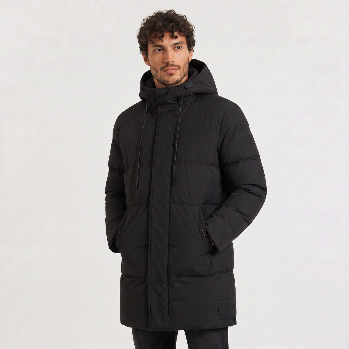Men's Winter Hooded Padded Parka