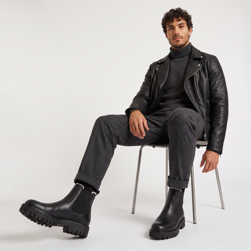 Men's Chunky Sole Chelsea Boots