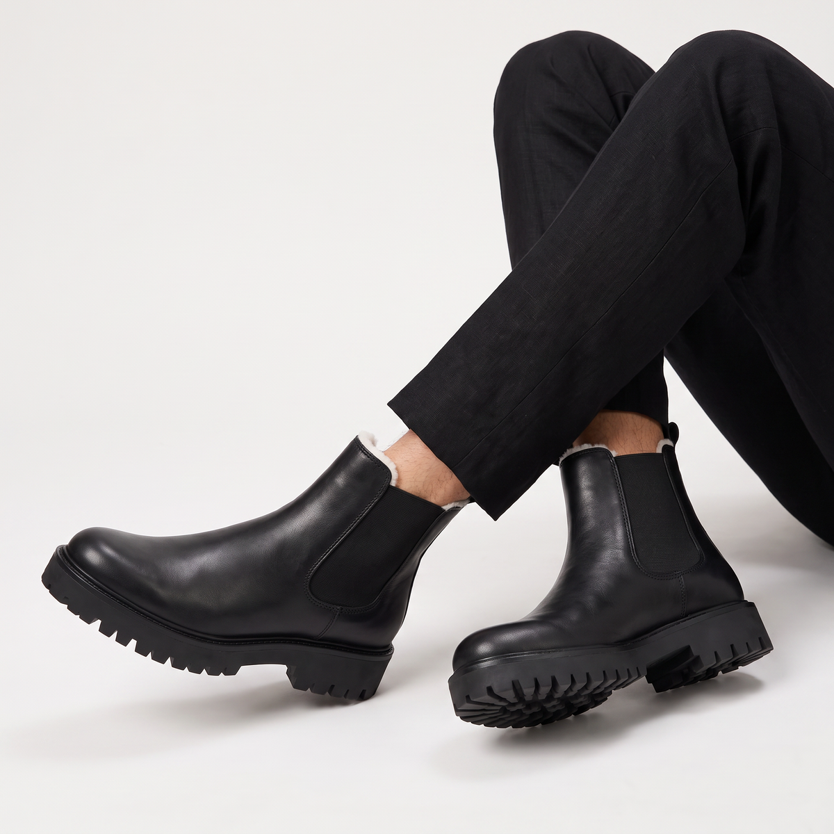 Men's Chunky Sole Chelsea Boots