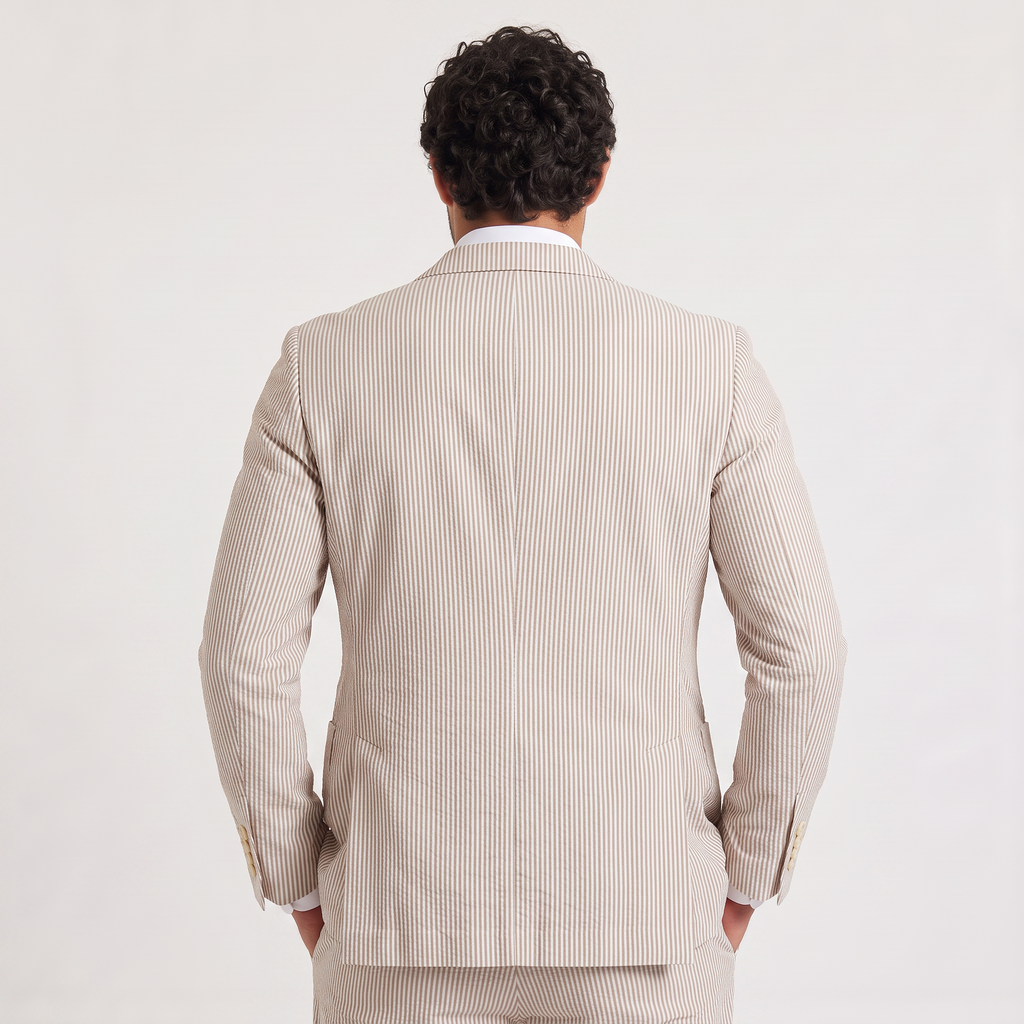 Men's Striped Tailored Blazer