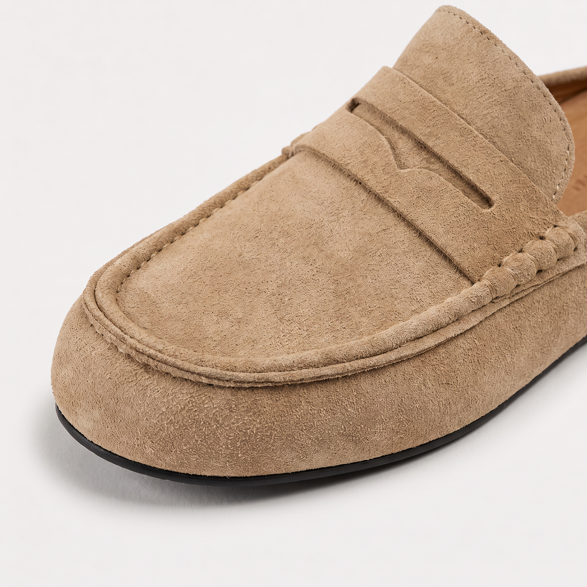 Men's Backless Mule Suede-Look Loafers