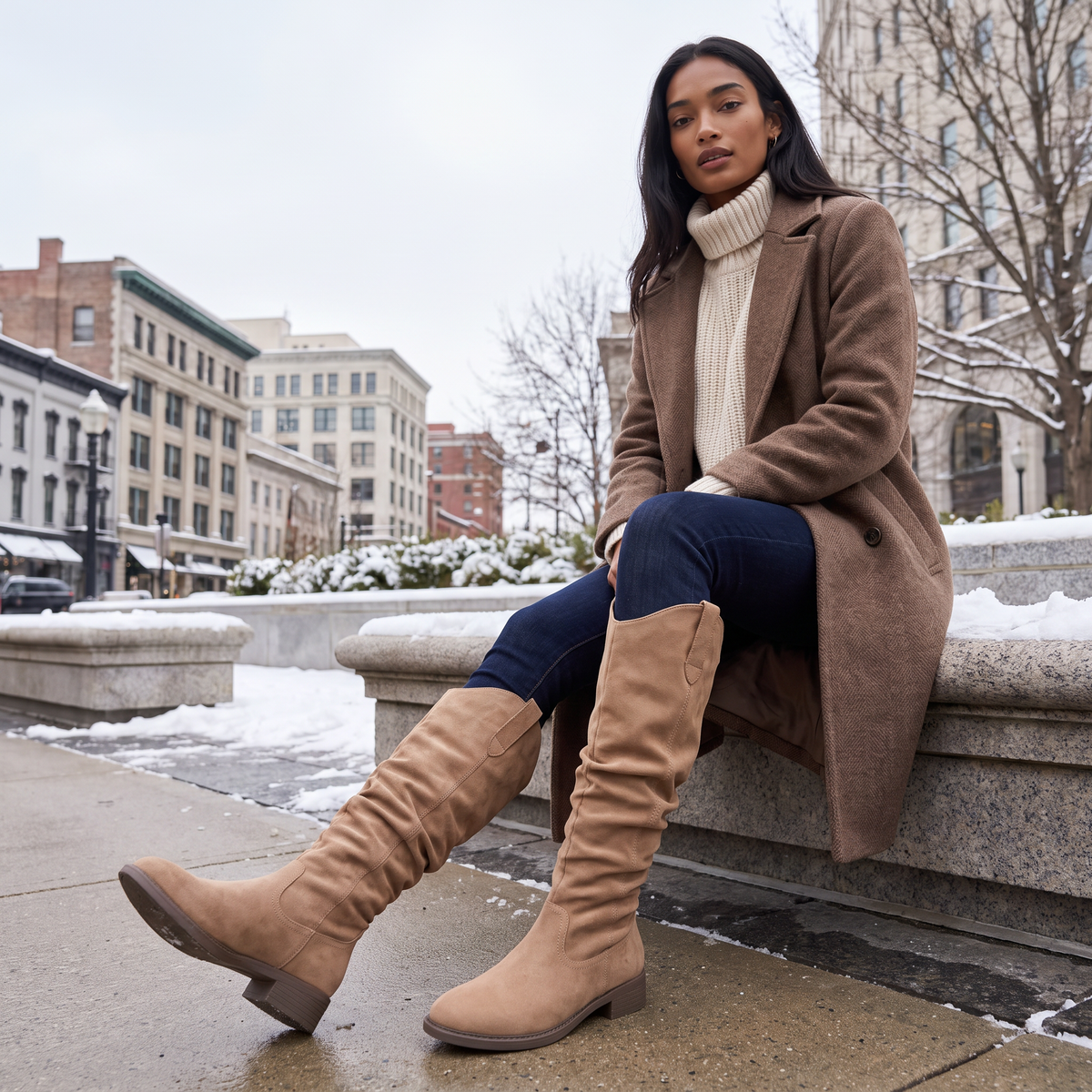 Women's Slouch Knee-High Boots