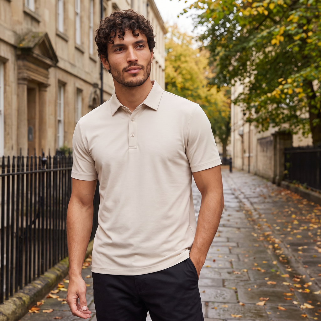 Men's Short Sleeve Polo Shirt | Chest Pocket