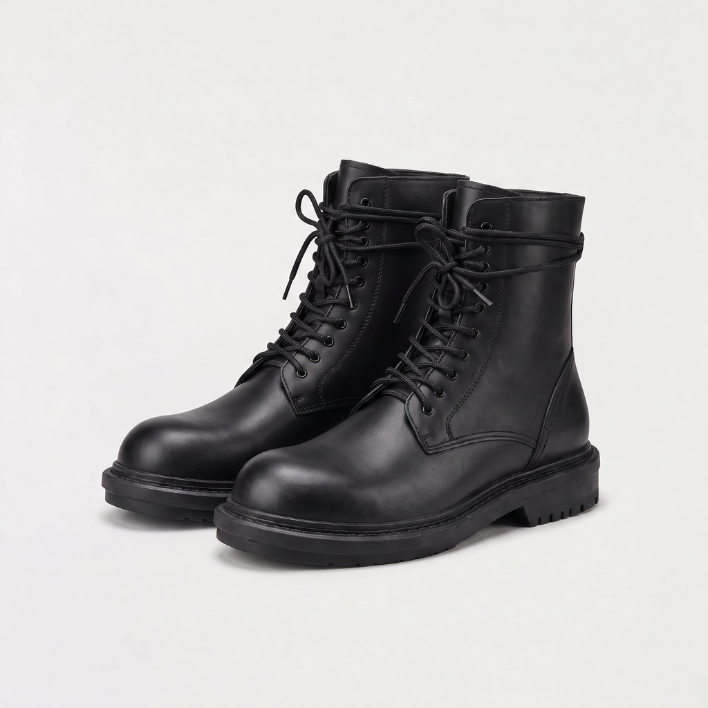 Women's Lace-Up Service Ankle Boots