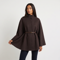 Women's Long Knit Poncho – Cape Coat