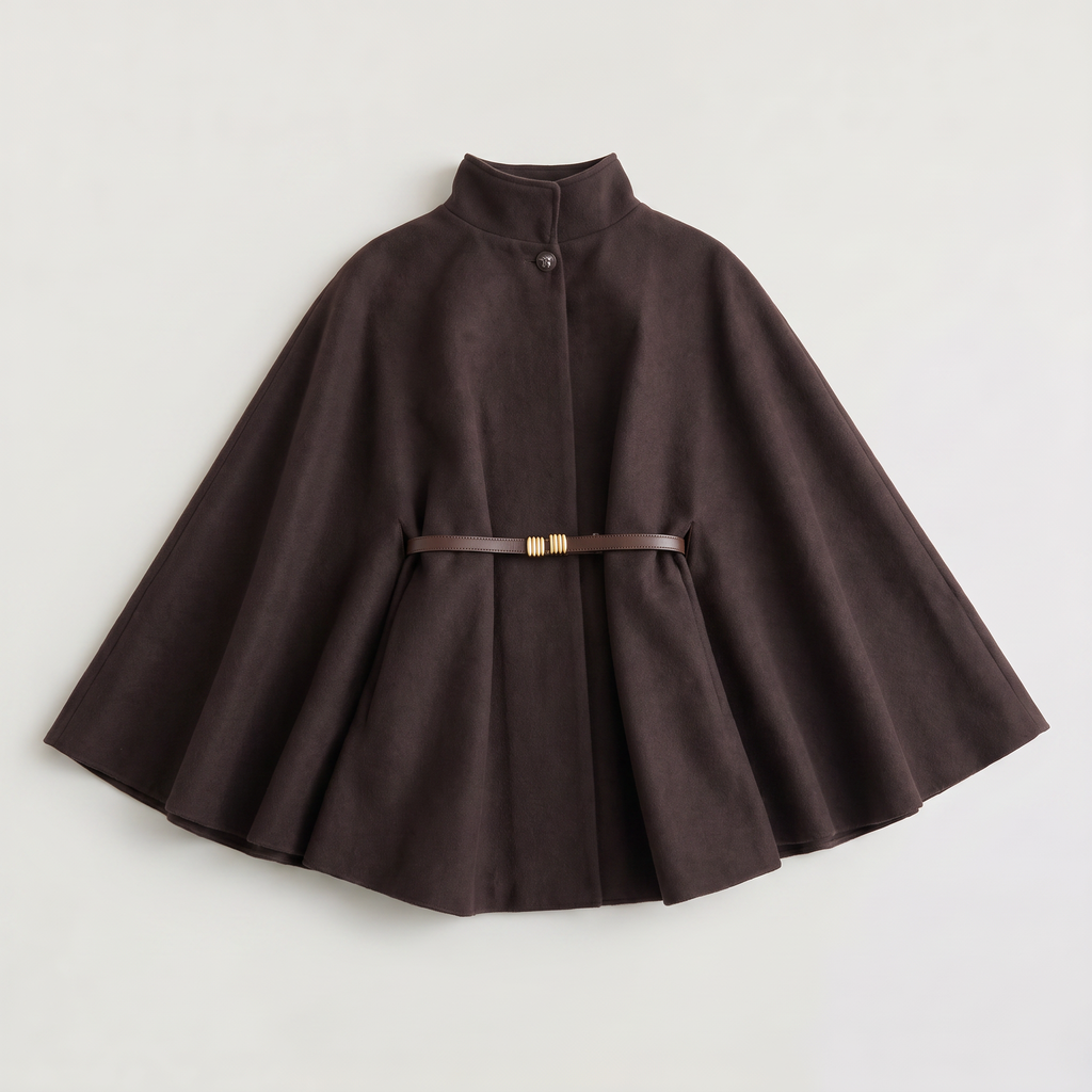 Women's Long Knit Poncho – Cape Coat