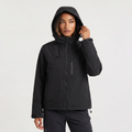 Women's Short Hooded Rain Jacket