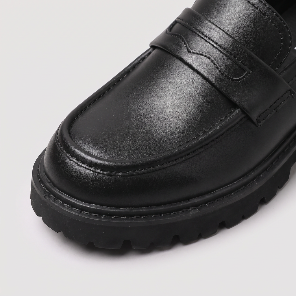 Men's Chunky Penny Loafers - Lug Sole Slip On