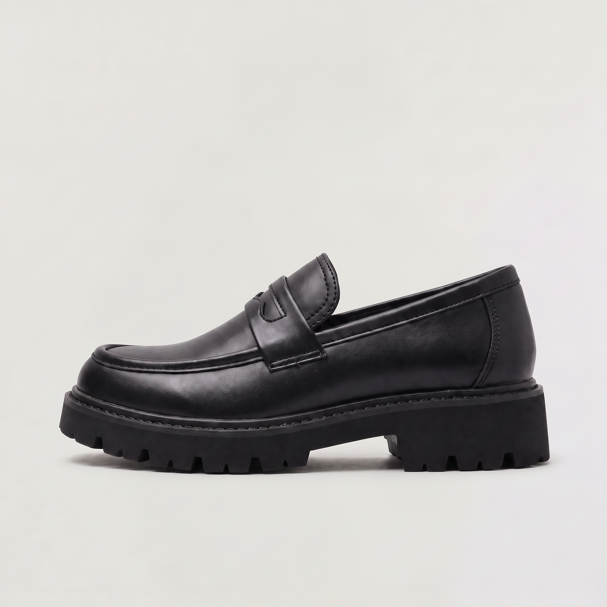 Men's Chunky Penny Loafers - Lug Sole Slip On