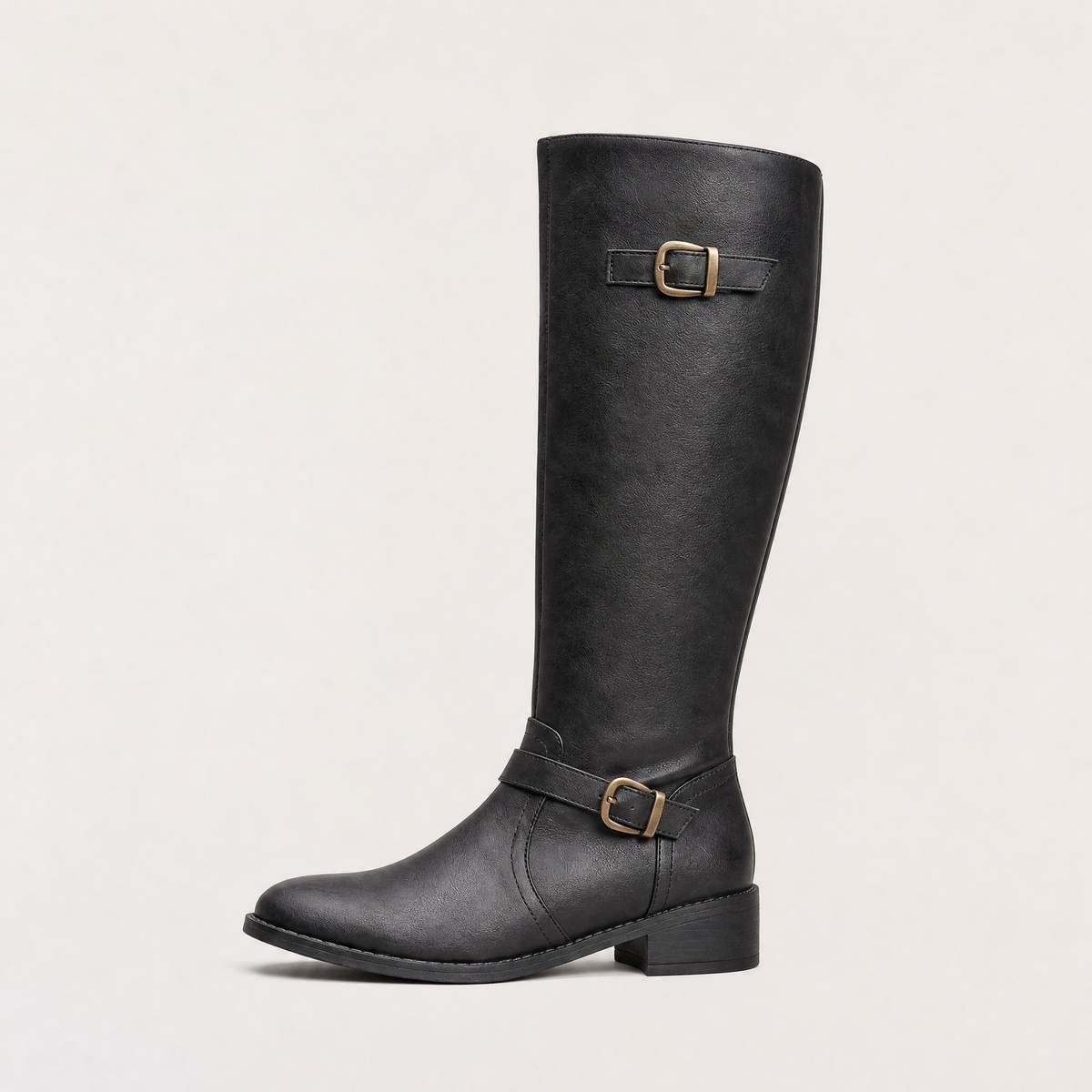 Women's Pu Leather Knee-High Riding Boots