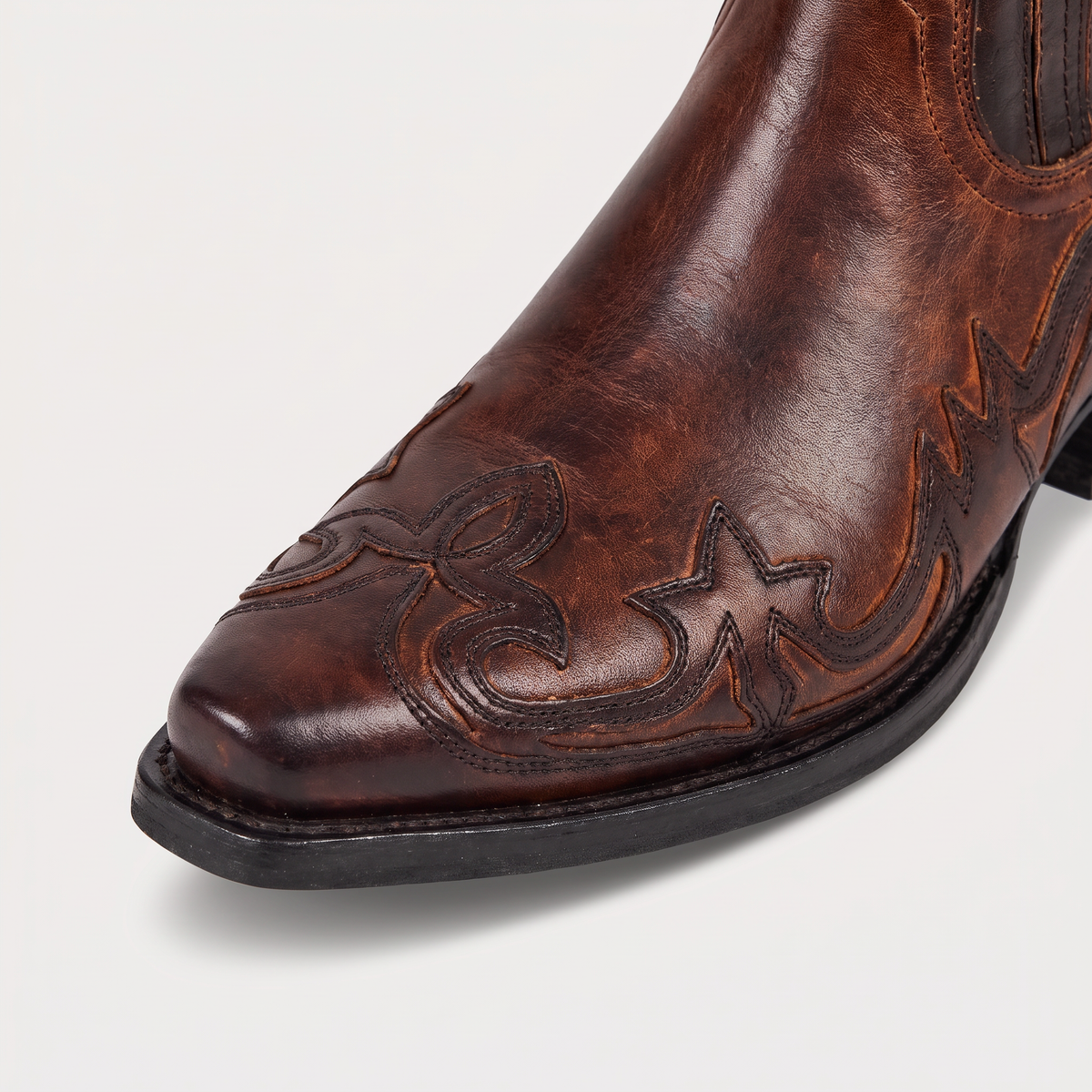 Men's Square Toe Western-Style Boots
