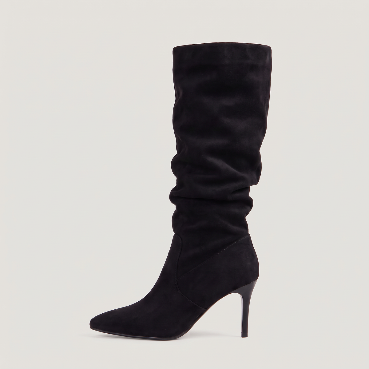 Women’s Suede-Style Slouch Knee High Boots
