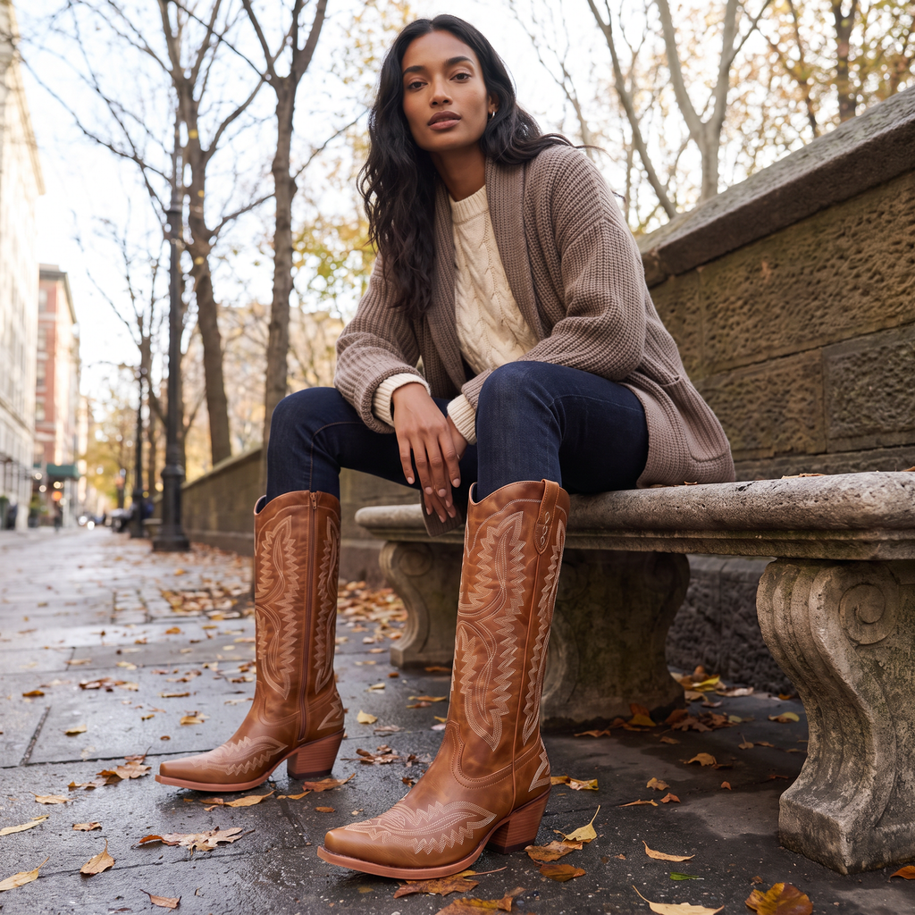 Women's Knee-High Cowboy Boots