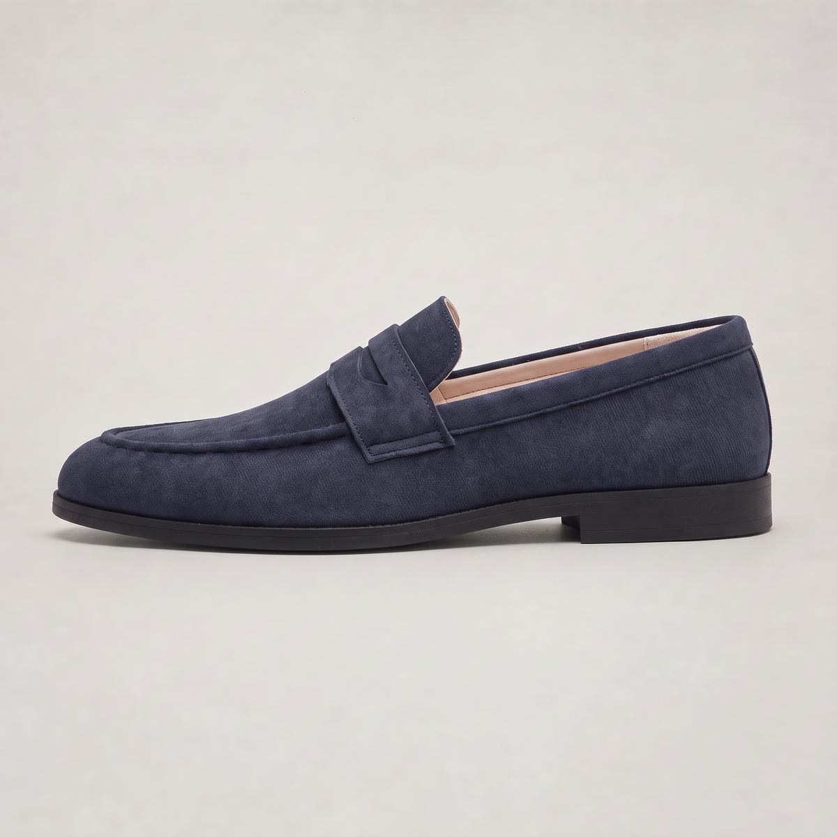 Men's Suede-Look Penny Loafers