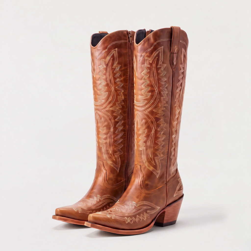 Women's Knee-High Cowboy Boots
