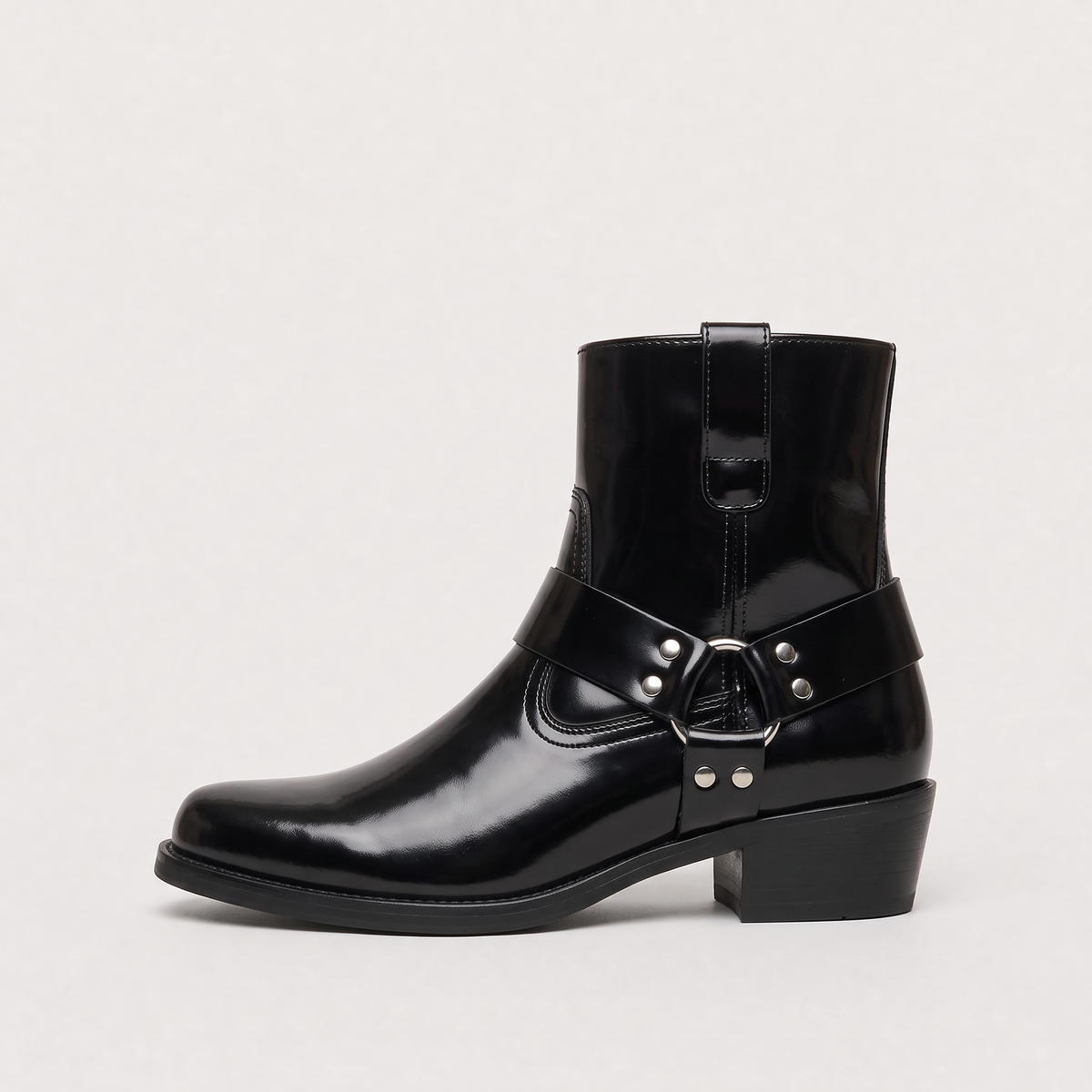 Men's Harness Strap Ankle Boots