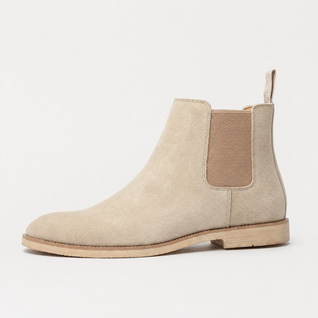 Men's Suede-Look Chelsea Boots
