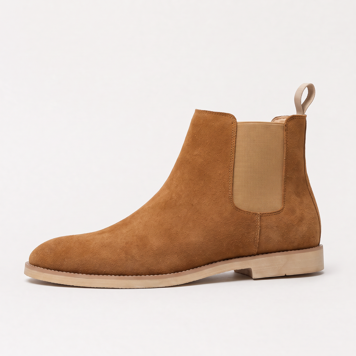 Men's Suede-Look Chelsea Boots