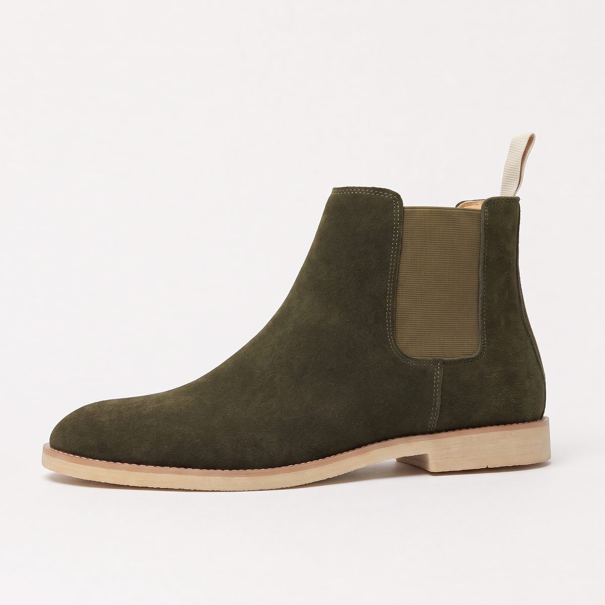 Men's Suede-Look Chelsea Boots