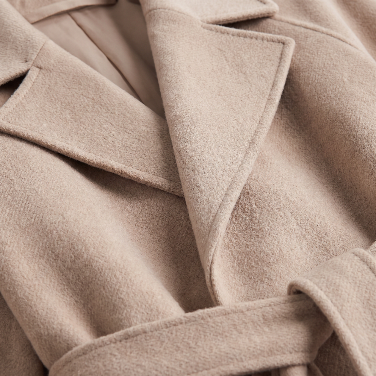 Women's Belted Longline Coat