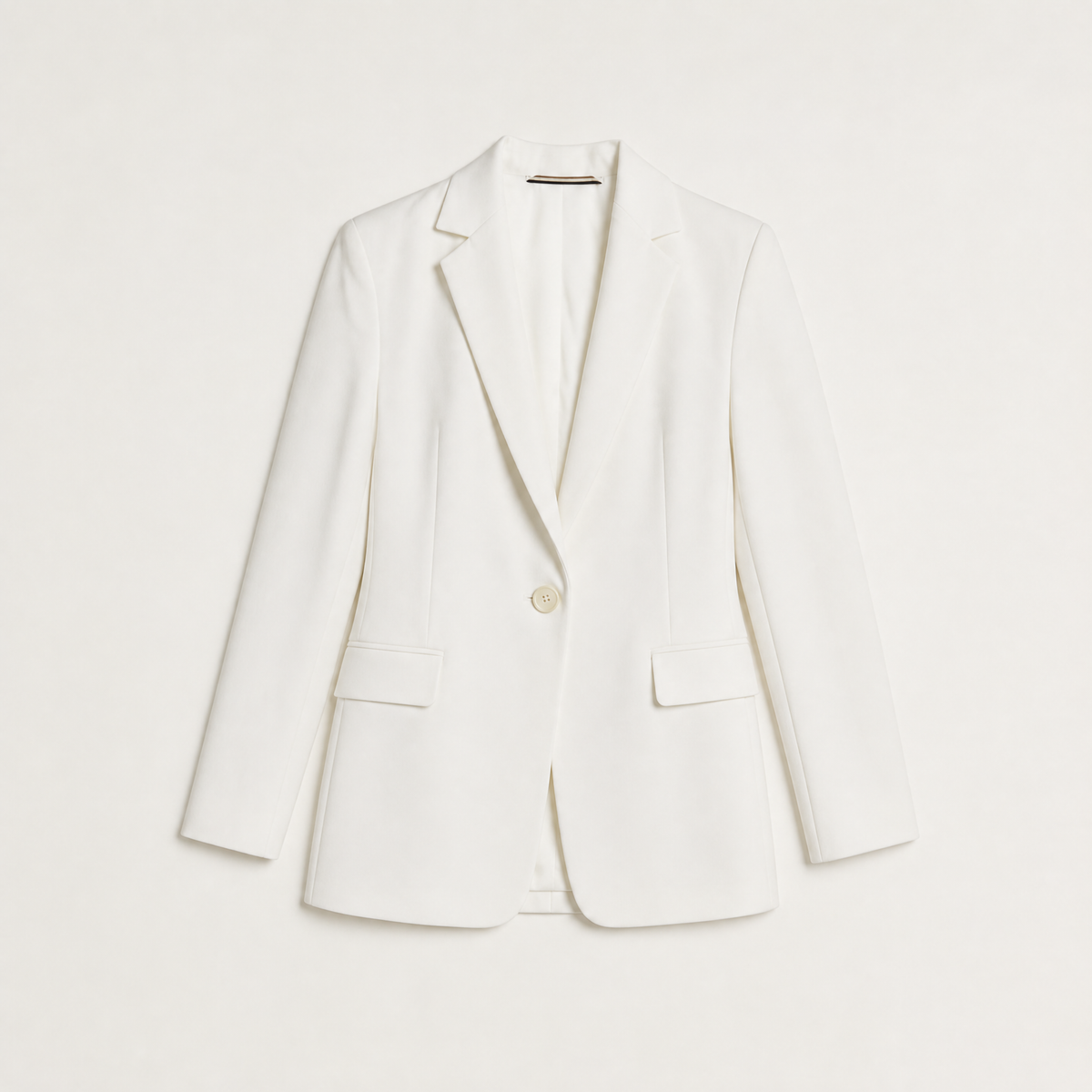 Women's Single-Button Notch Lapel Tailored Blazer